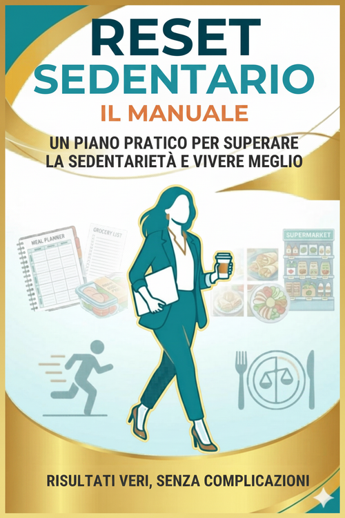 Reset Sedentario — Ebook per donne che vogliono dimagrire con poco tempo